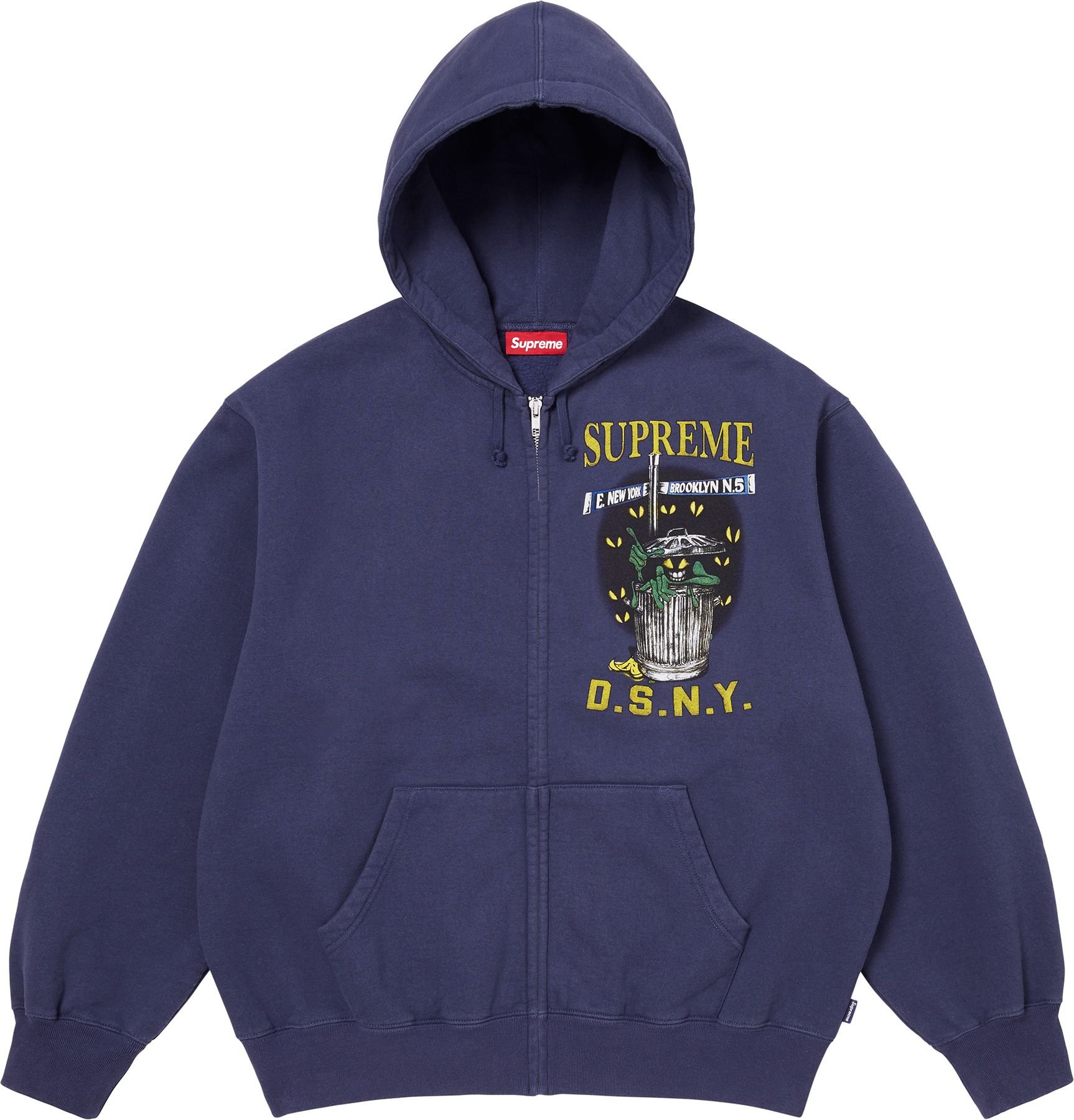 Supreme/DSNY Zip Up Hooded Sweatshirt view 5